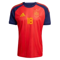 Camiseta España Martin Zubimendi #18 Primera Equipación Replica Mundial 2026 mangas cortas